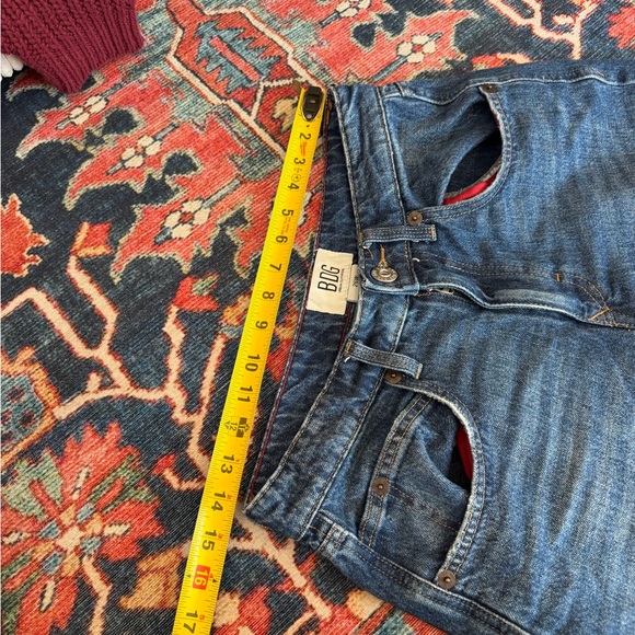 BDG High Rise Baggy Loose wide leg jeans in medium wash sz 26 - Picture 5 of 9